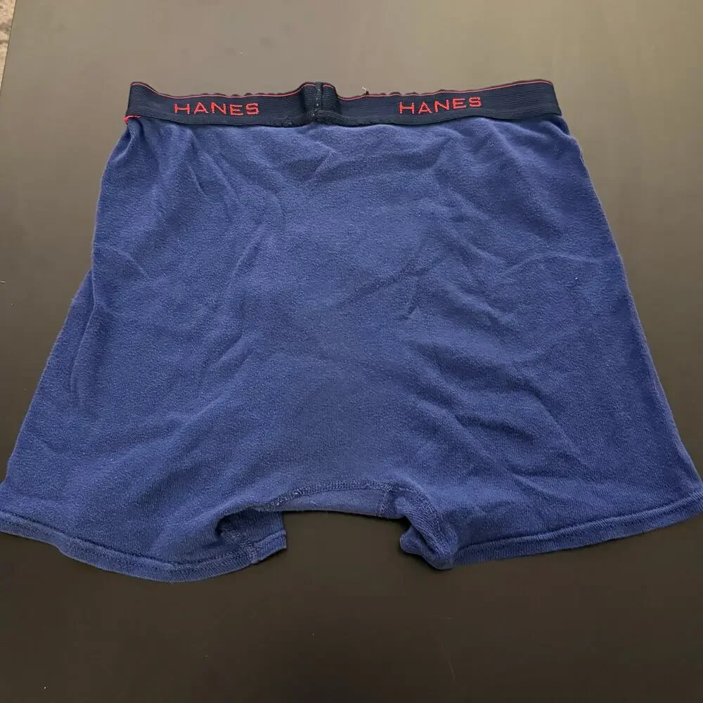 Hanes X-Temp Men's Size XS Extra Small Blue Performance Boxer Briefs Underwear